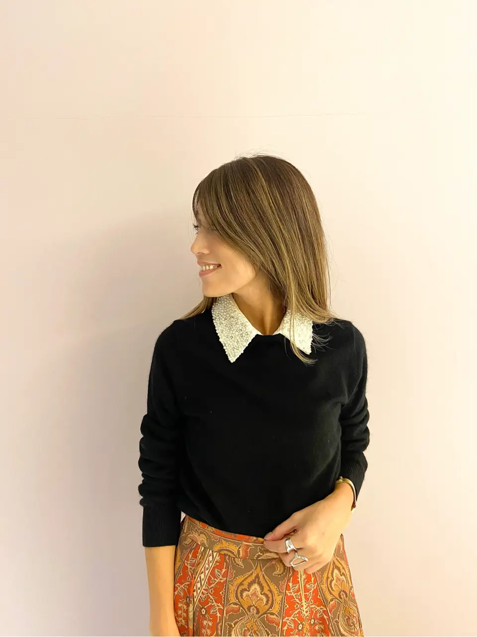 ORIGINATED IN GRACE CONTINENTAL yukimi yonee コーディネート画像