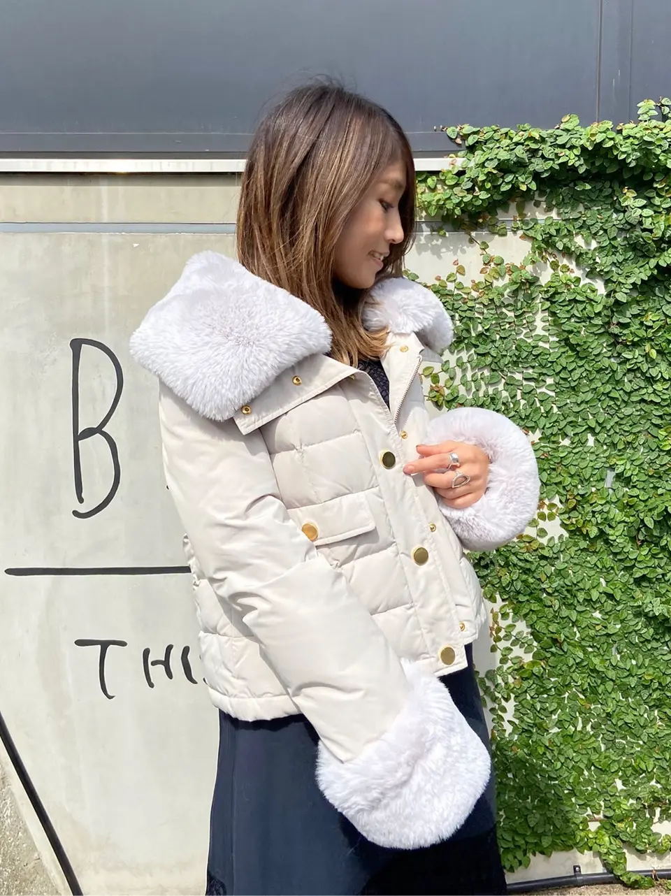 ORIGINATED IN GRACE CONTINENTAL yukimi yonee コーディネート画像