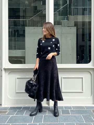 ORIGINATED IN GRACE CONTINENTAL yukimi yonee コーディネート画像