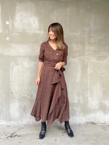 ORIGINATED IN GRACE CONTINENTAL yukimi yonee コーディネート画像