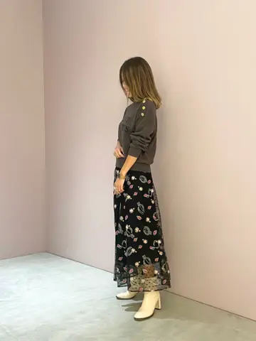 ORIGINATED IN GRACE CONTINENTAL yukimi yonee コーディネート画像