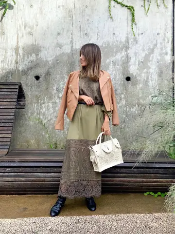 ORIGINATED IN GRACE CONTINENTAL yukimi yonee コーディネート画像