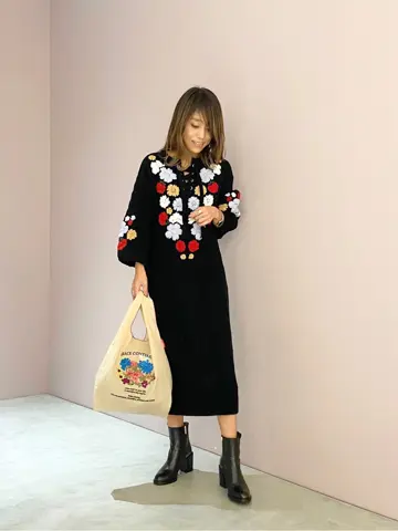 ORIGINATED IN GRACE CONTINENTAL yukimi yonee コーディネート画像