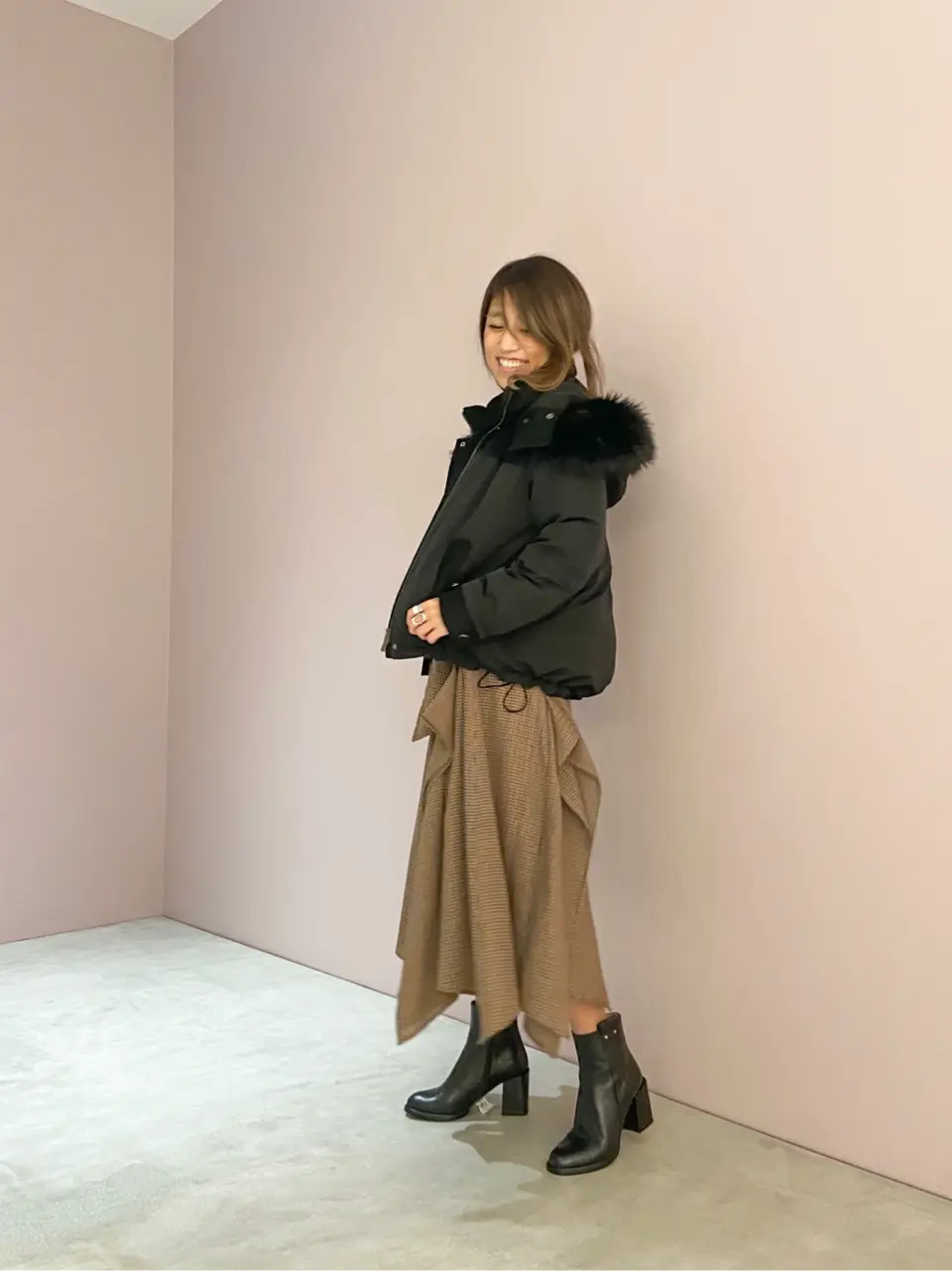 ORIGINATED IN GRACE CONTINENTAL yukimi yonee コーディネート画像