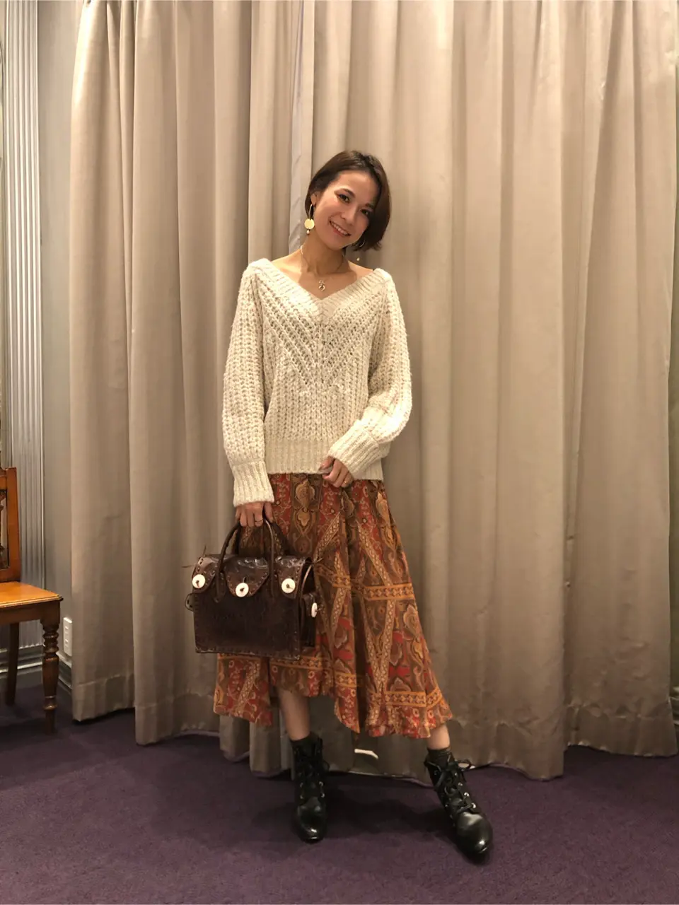 ORIGINATED IN GRACE CONTINENTAL 亀田 未希 コーディネート画像