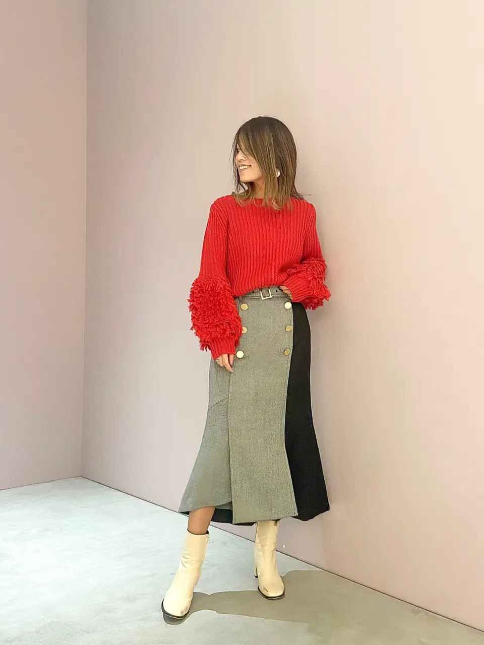 ORIGINATED IN GRACE CONTINENTAL yukimi yonee コーディネート画像