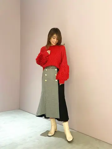 ORIGINATED IN GRACE CONTINENTAL yukimi yonee コーディネート画像