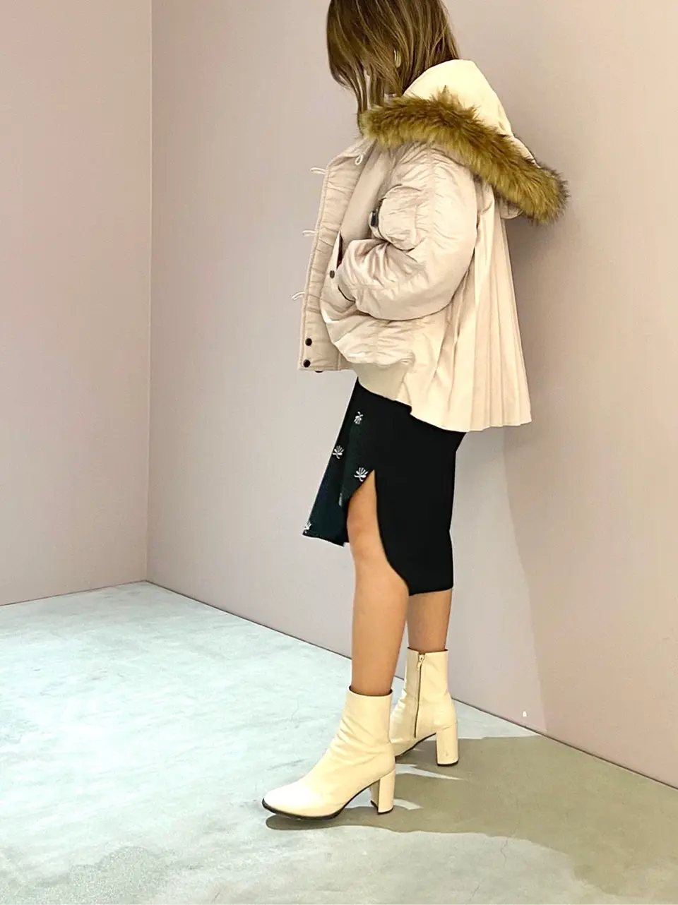 ORIGINATED IN GRACE CONTINENTAL yukimi yonee コーディネート画像