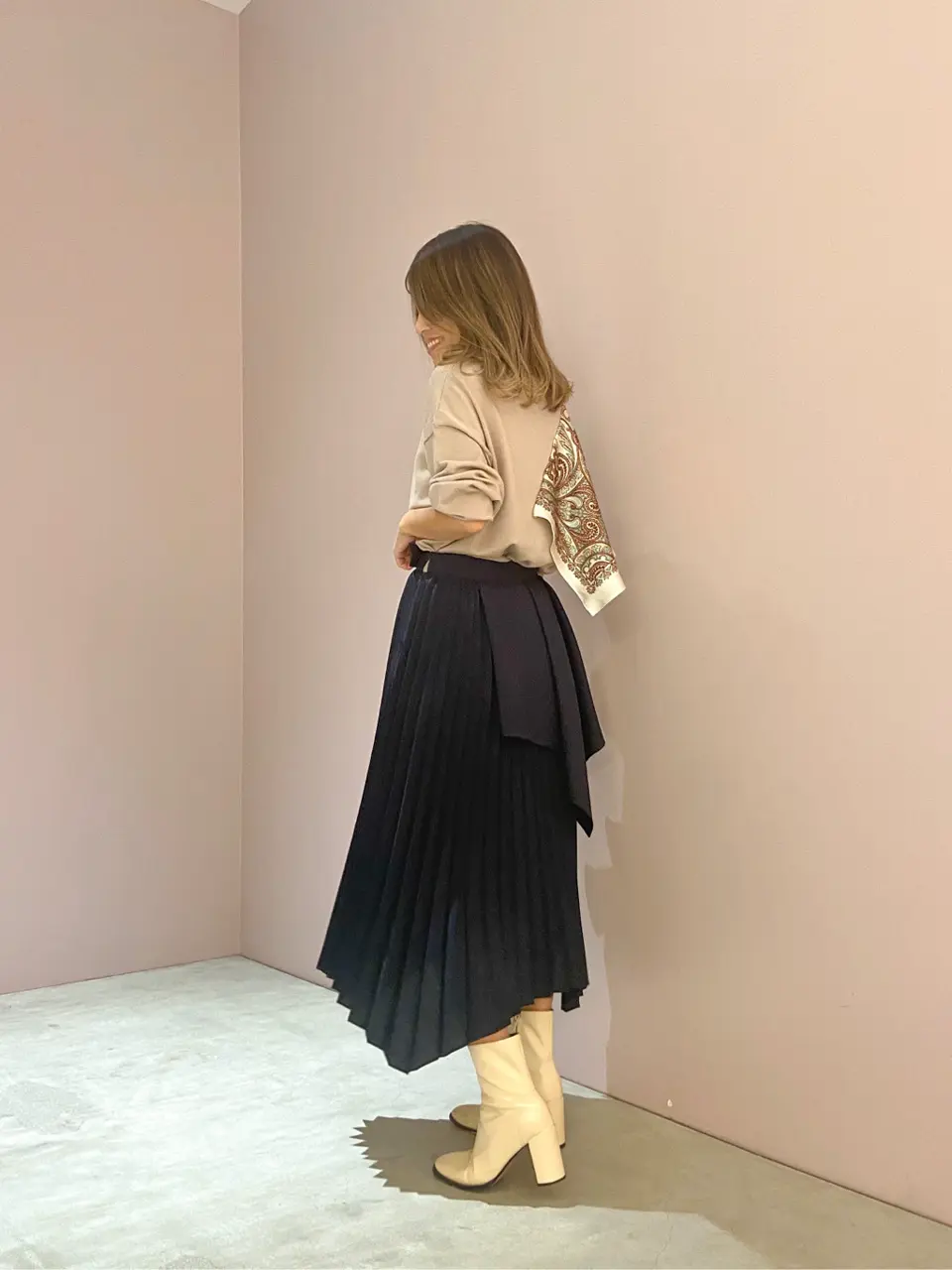 ORIGINATED IN GRACE CONTINENTAL yukimi yonee コーディネート画像