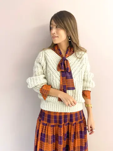 ORIGINATED IN GRACE CONTINENTAL yukimi yonee コーディネート画像