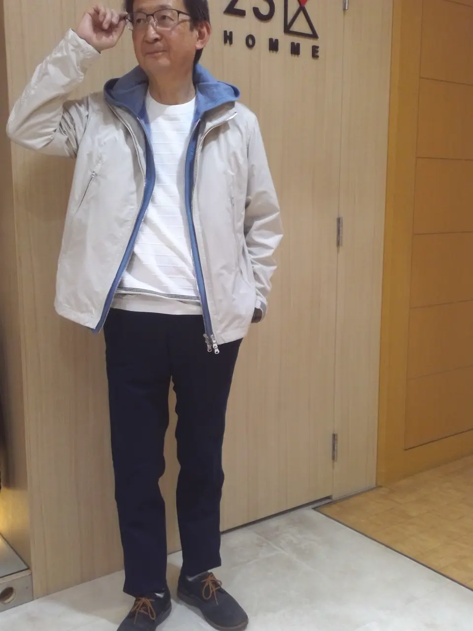 23区HOMME 袋地 コーディネート画像