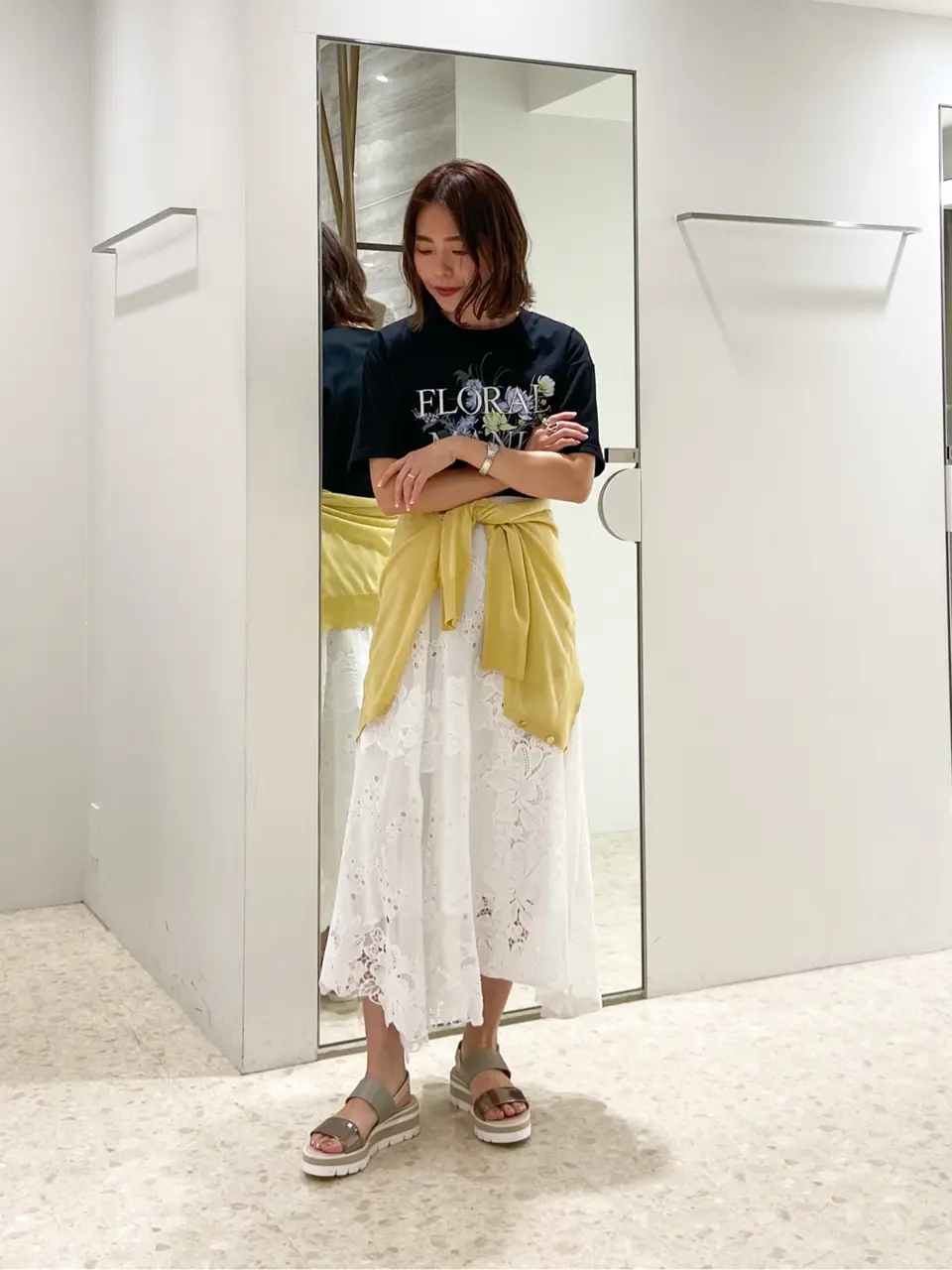  古川温子 コーディネート画像