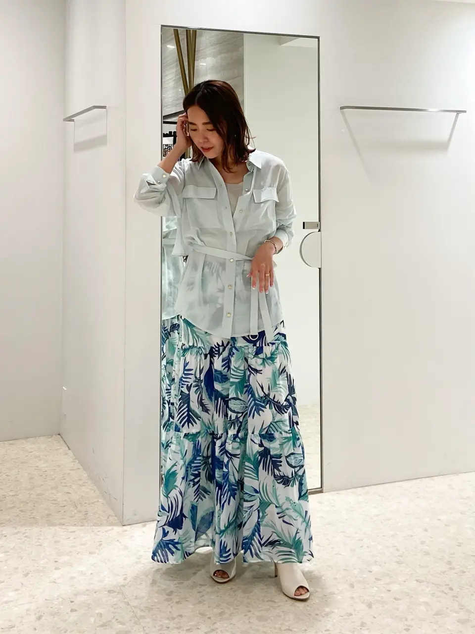  古川温子 コーディネート画像