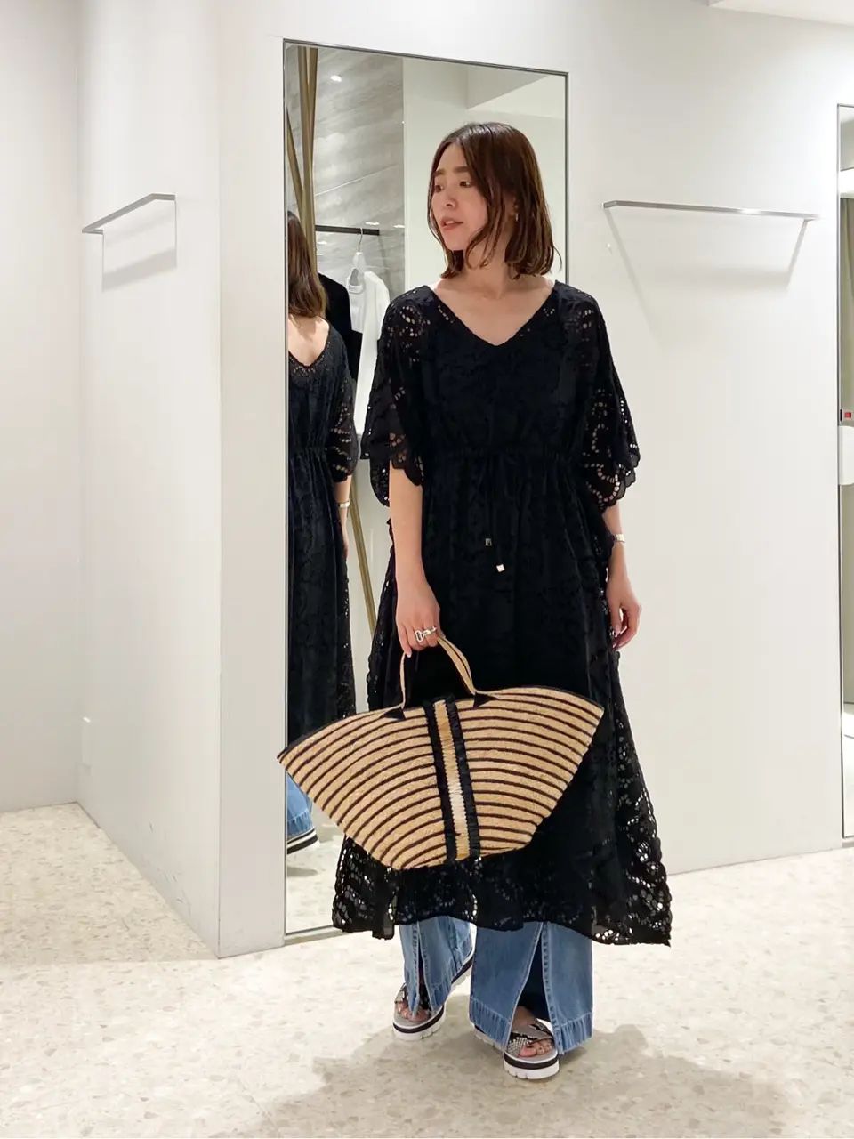  古川温子 コーディネート画像