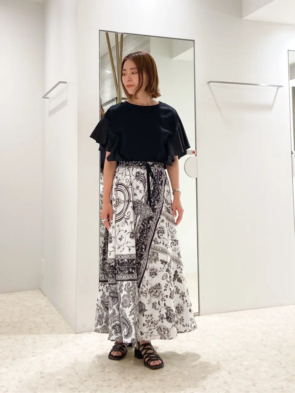  古川温子 コーディネート画像