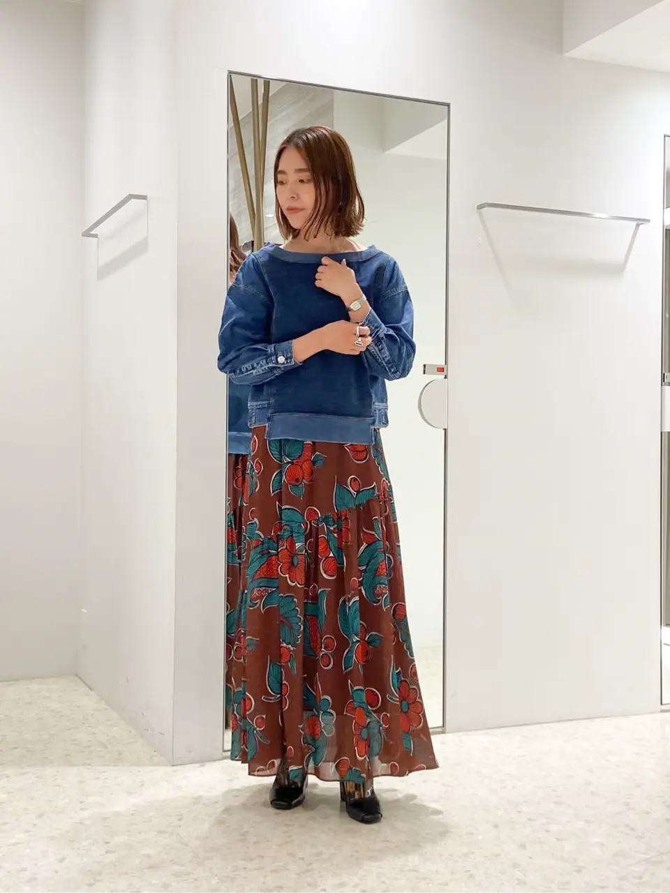  古川温子 コーディネート画像