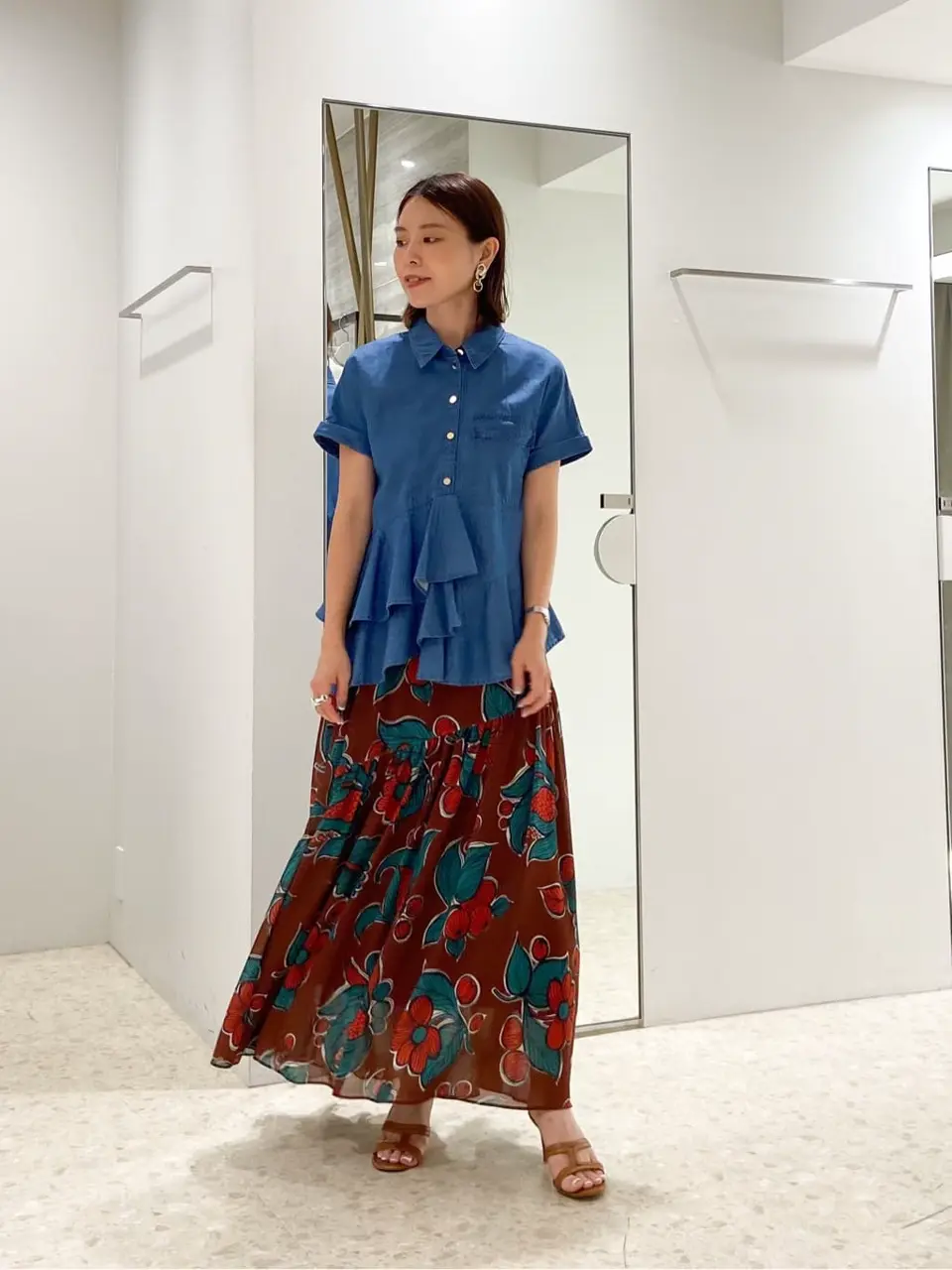  古川温子 コーディネート画像