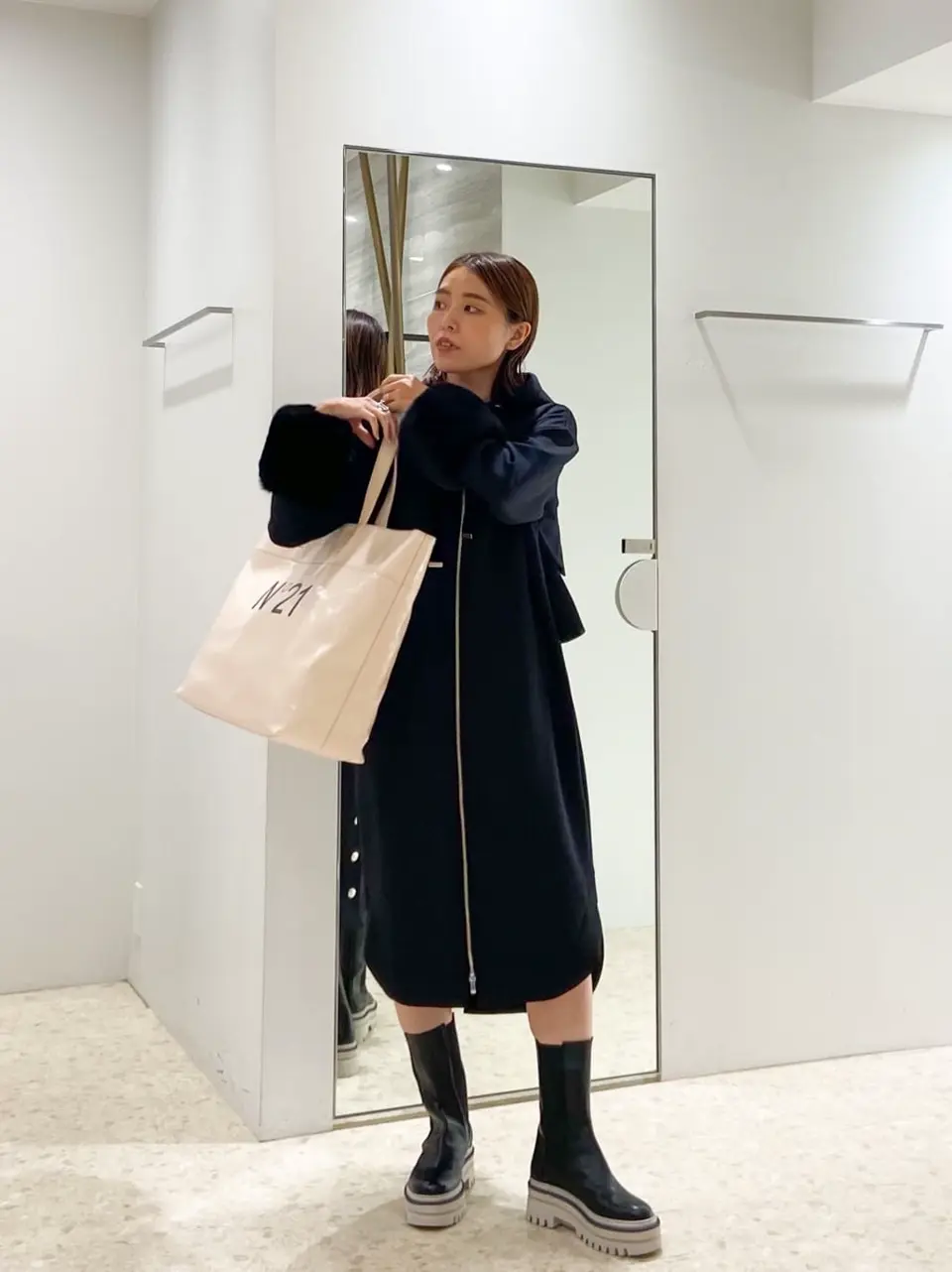  古川温子 コーディネート画像