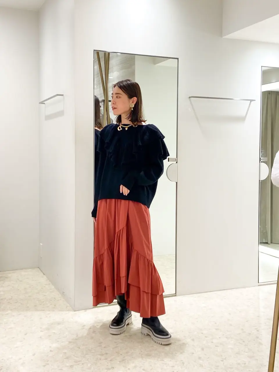  古川温子 コーディネート画像