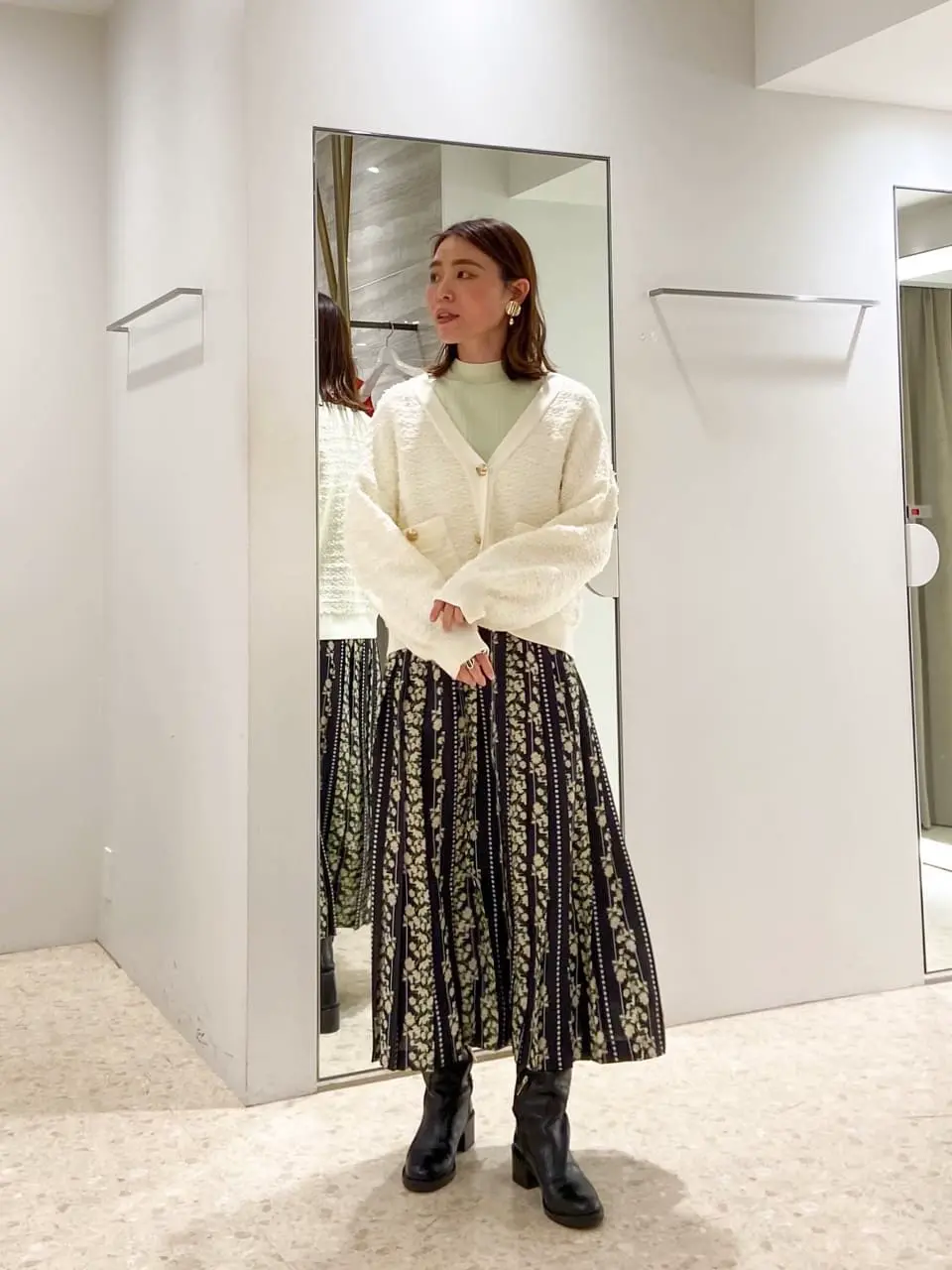  古川温子 コーディネート画像