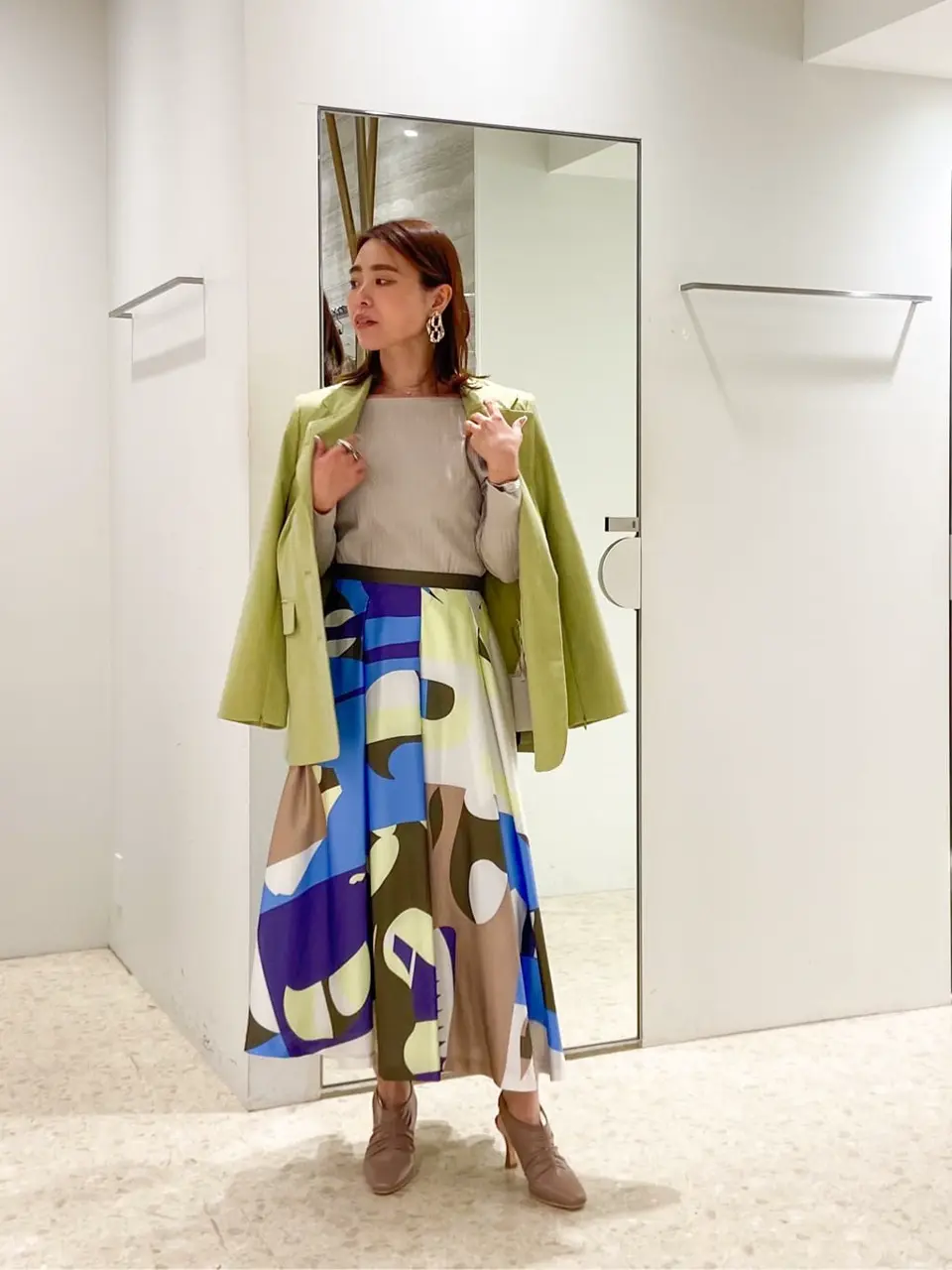  古川温子 コーディネート画像