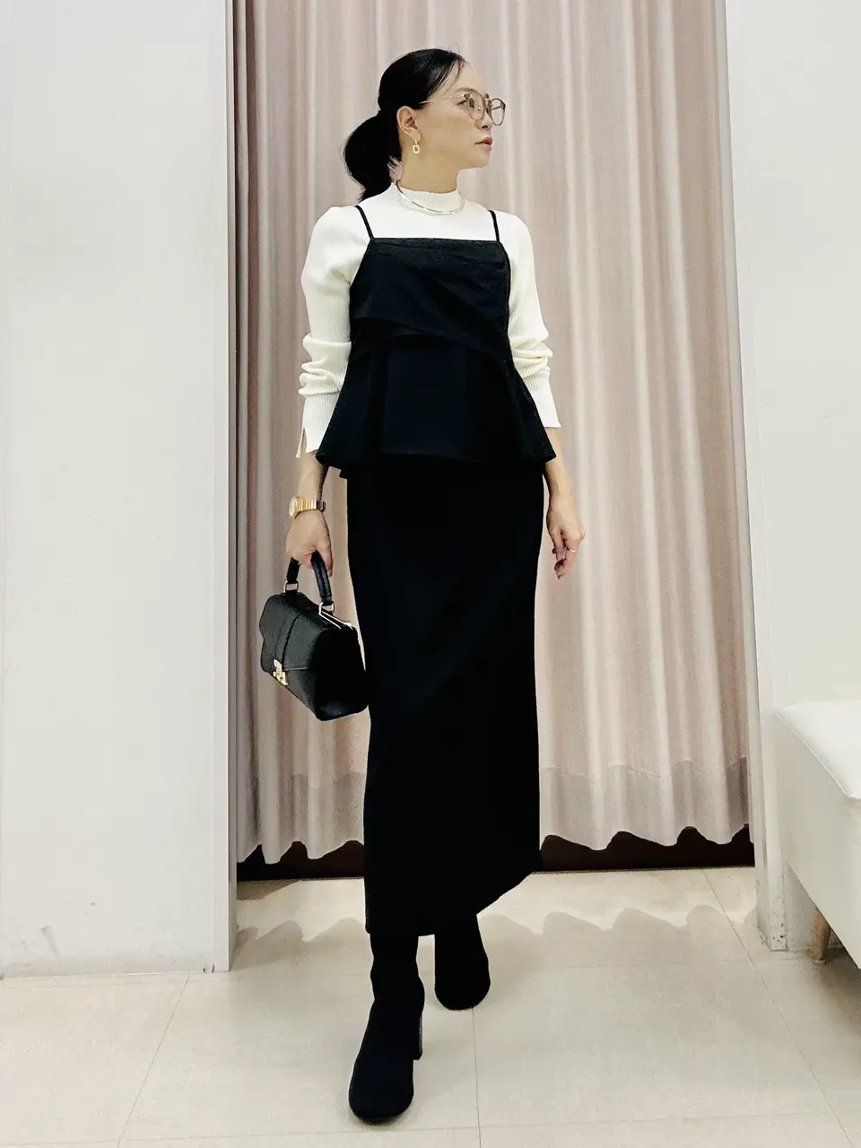 ANY SIS ナラ コーディネート画像