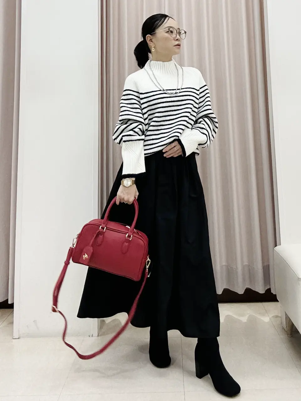 ANY SIS ナラ コーディネート画像