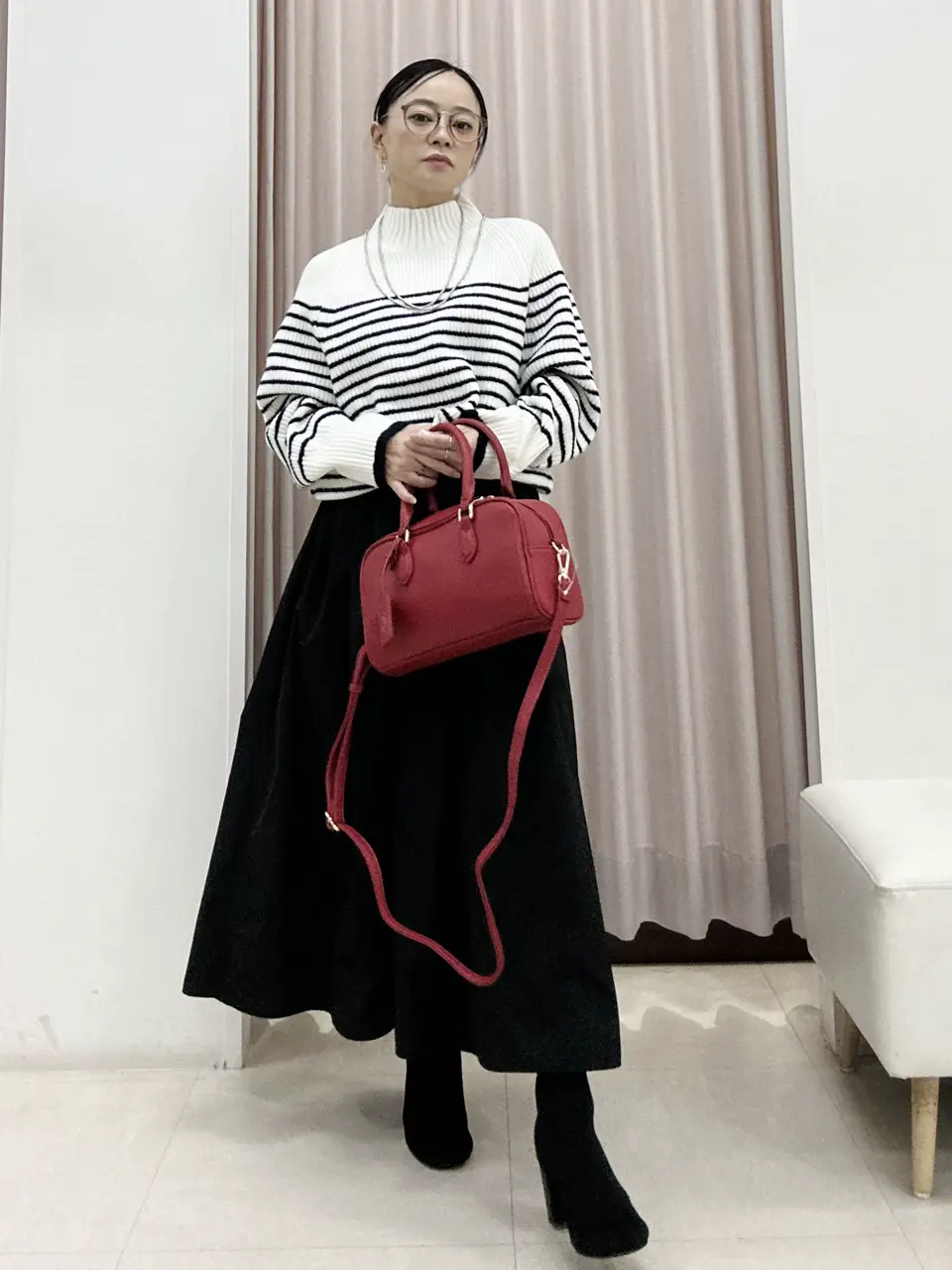 ANY SIS ナラ コーディネート画像