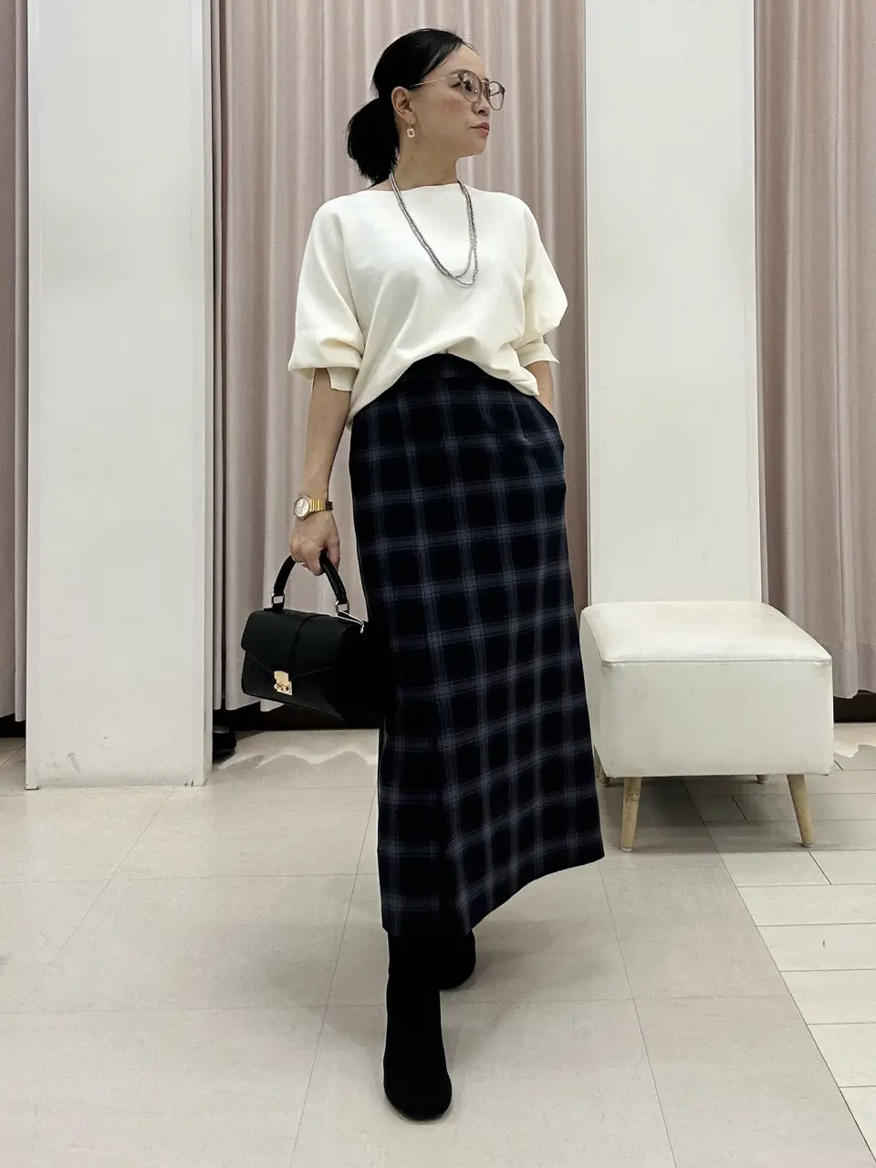 ANY SIS ナラ コーディネート画像