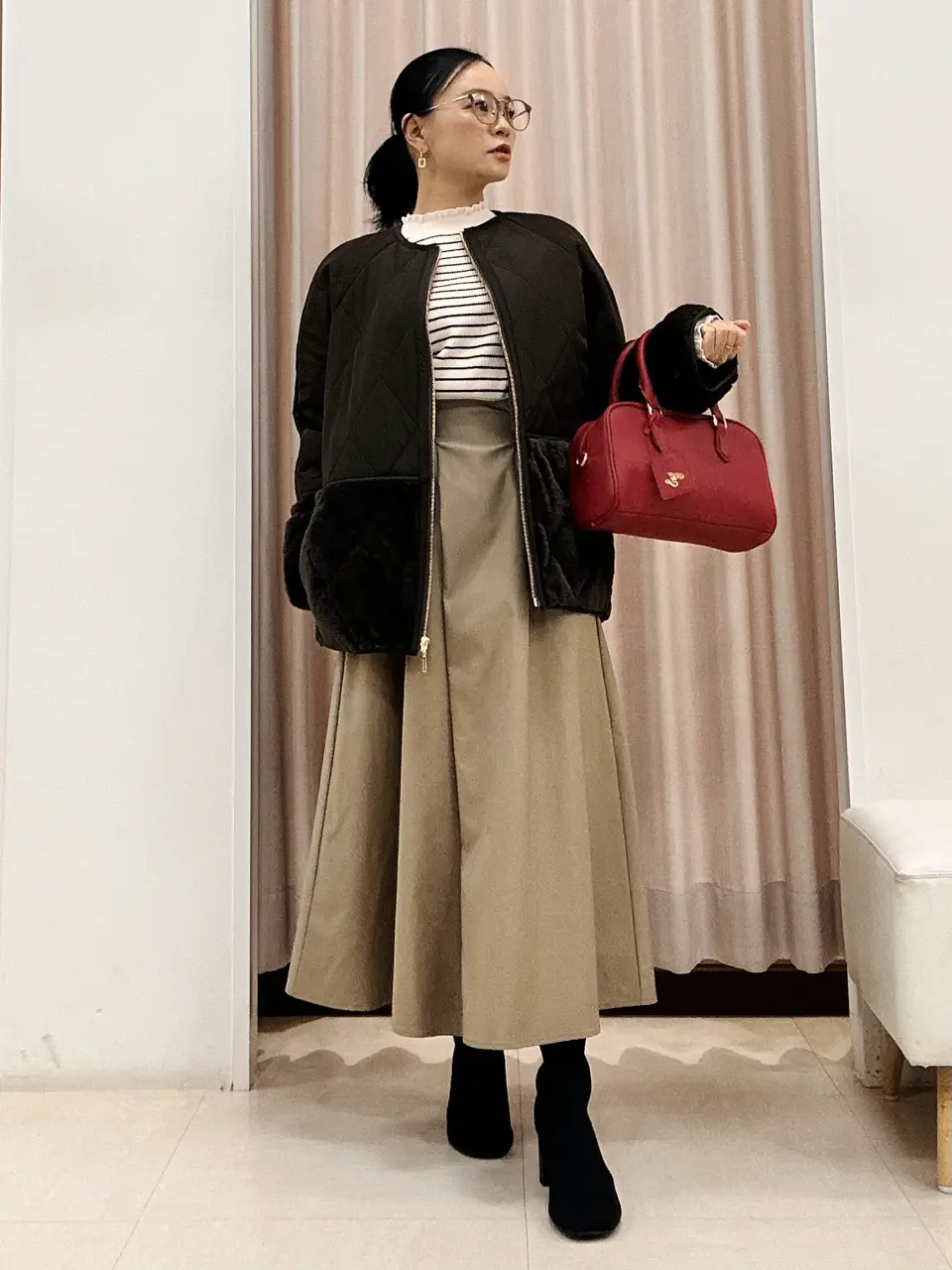 ANY SIS ナラ コーディネート画像