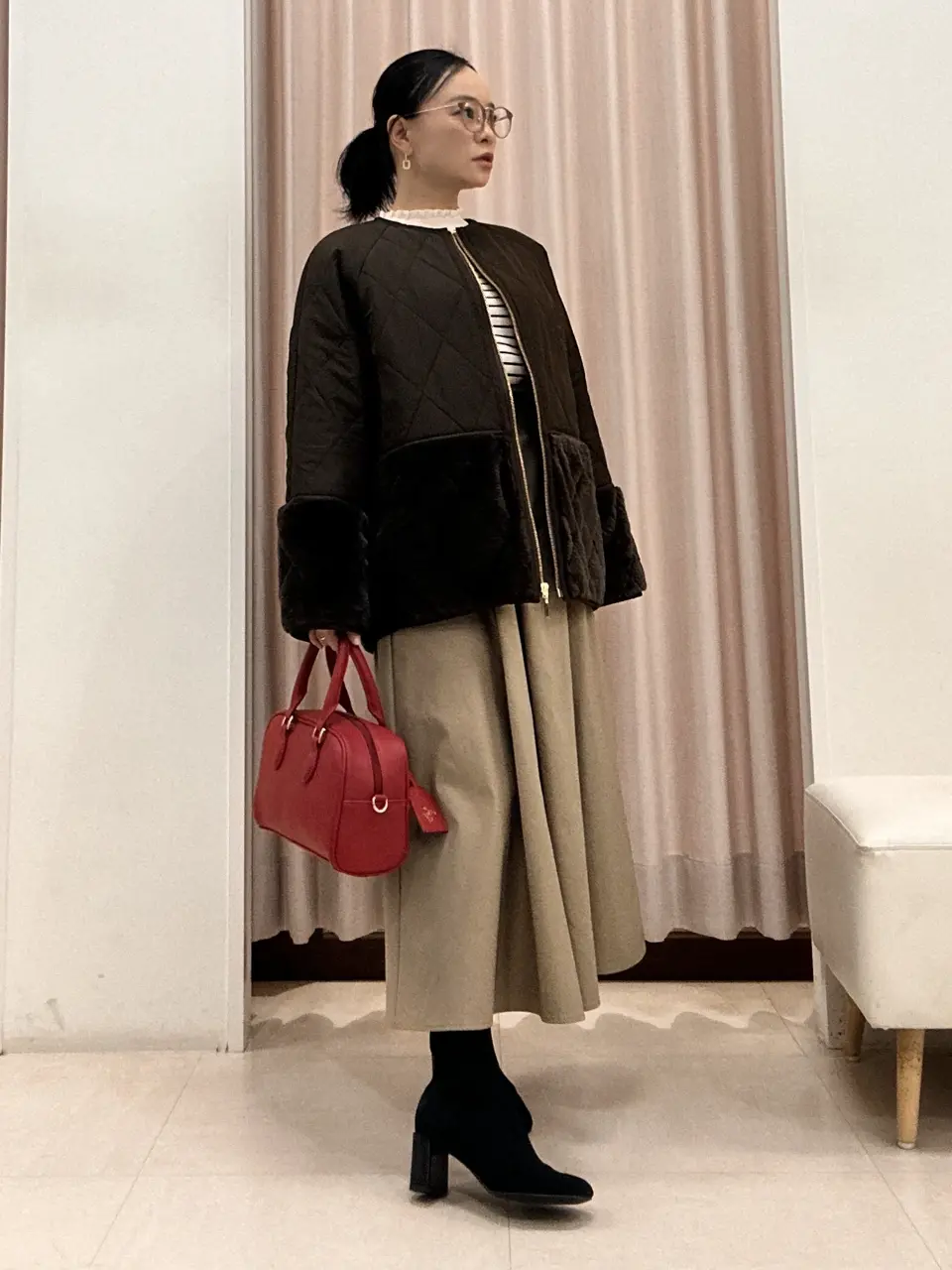 ANY SIS ナラ コーディネート画像