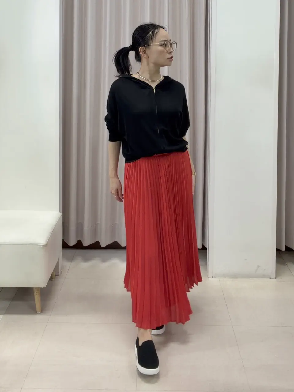 ANY SIS ナラ コーディネート画像