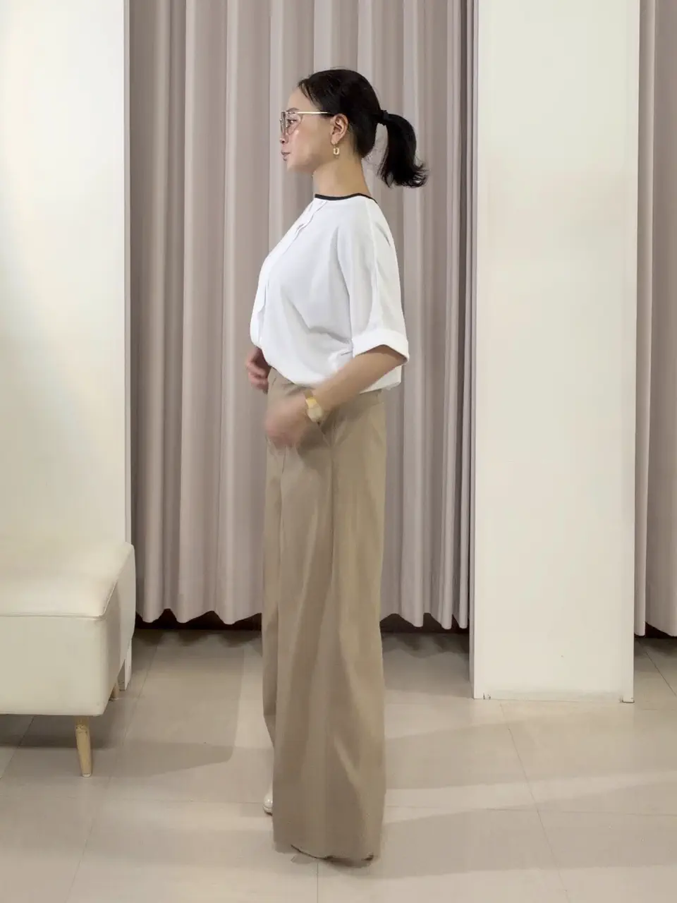 ANY SIS ナラ コーディネート画像