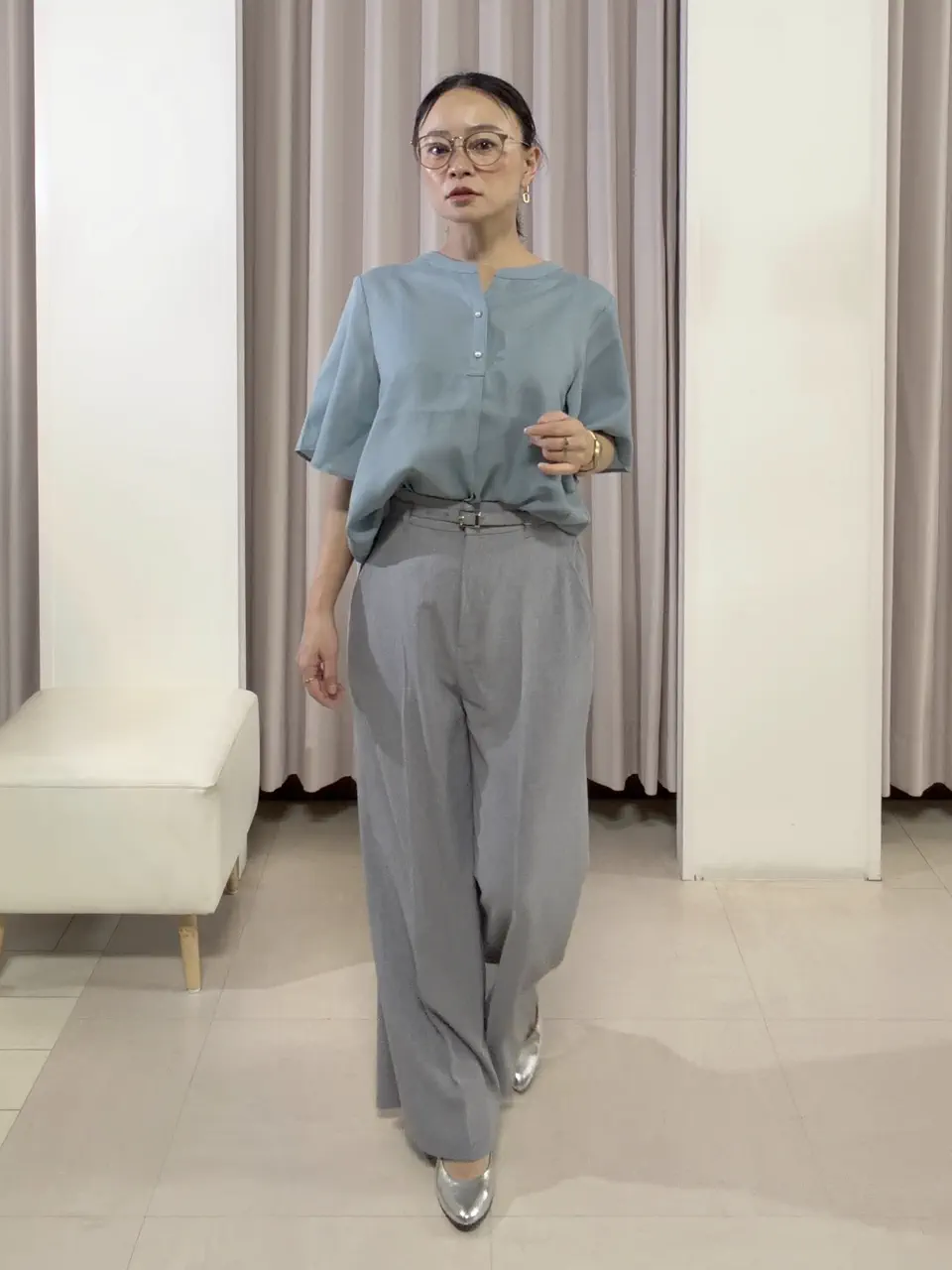 ANY SIS ナラ コーディネート画像