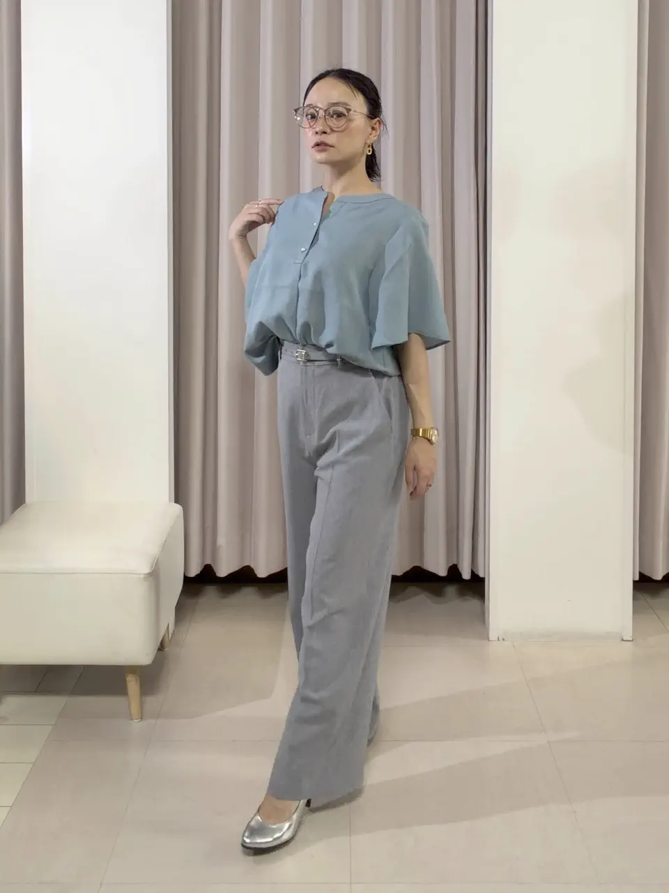 ANY SIS ナラ コーディネート画像