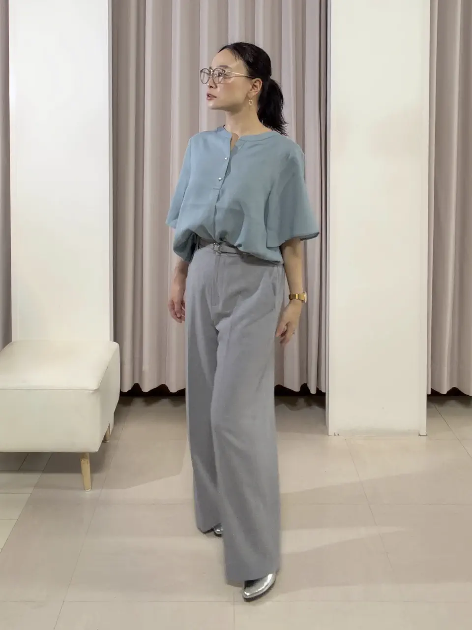 ANY SIS ナラ コーディネート画像