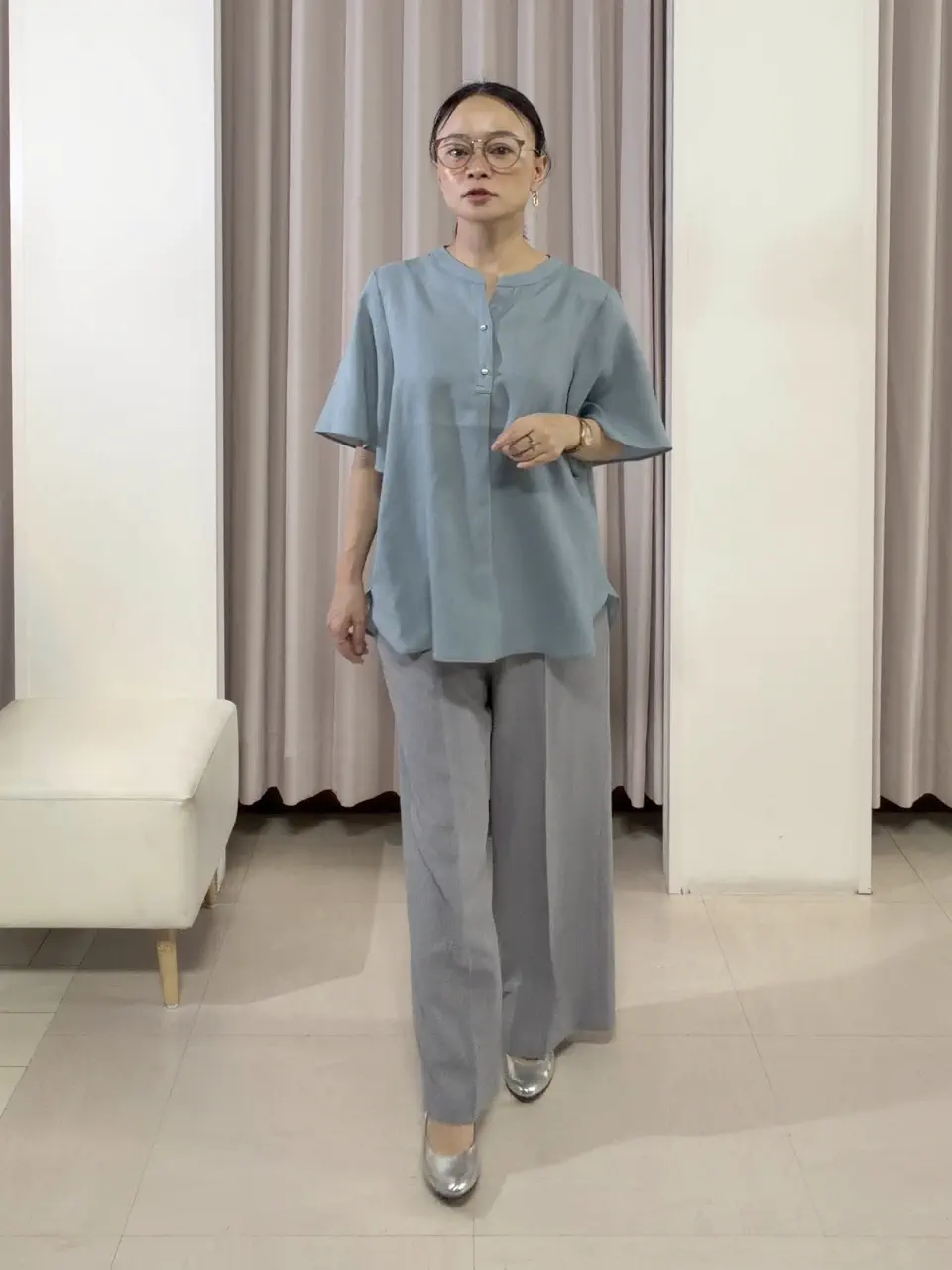 ANY SIS ナラ コーディネート画像