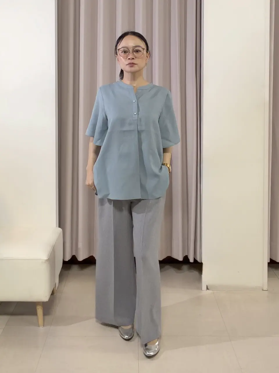 ANY SIS ナラ コーディネート画像