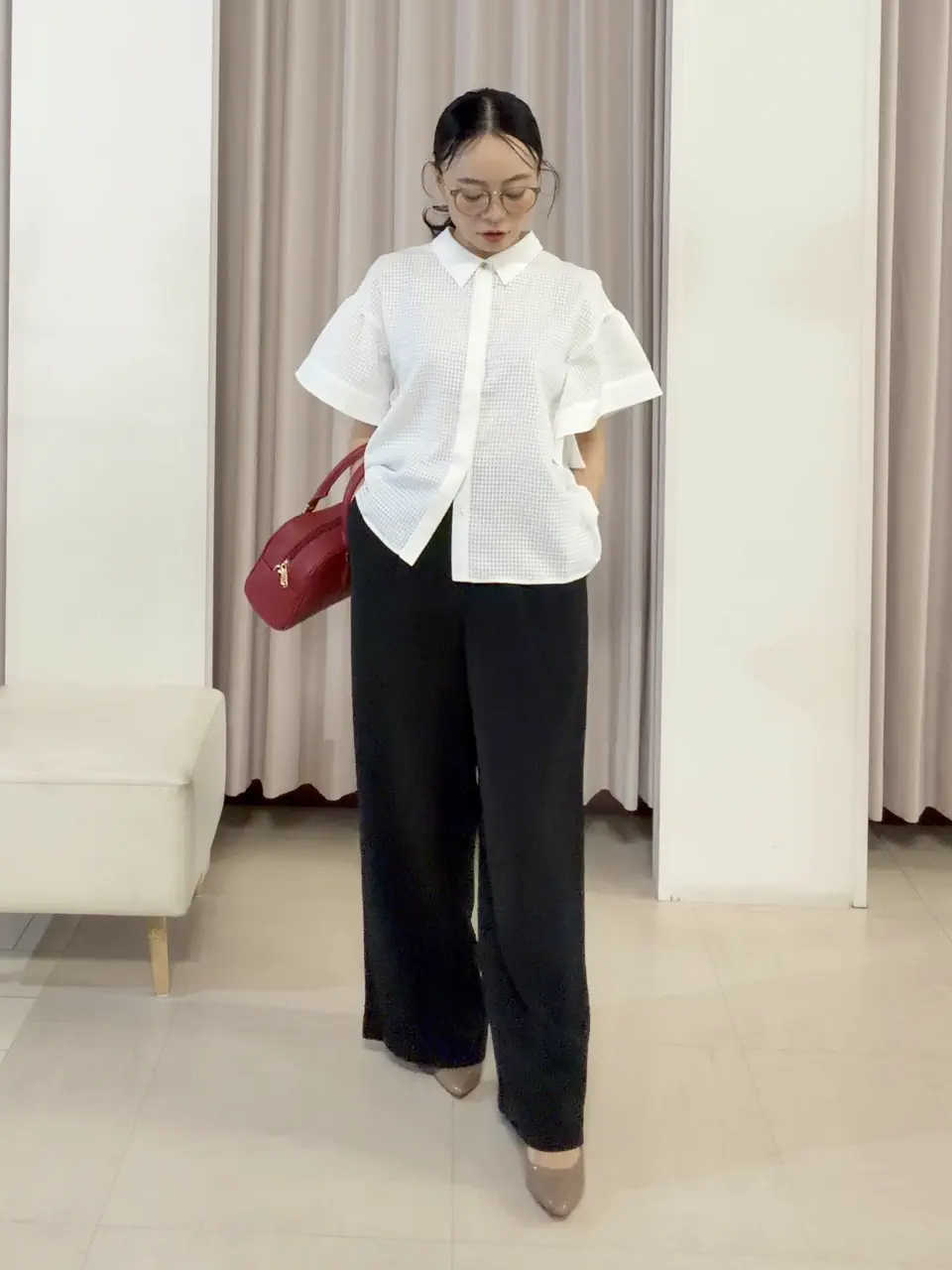 ANY SIS ナラ コーディネート画像
