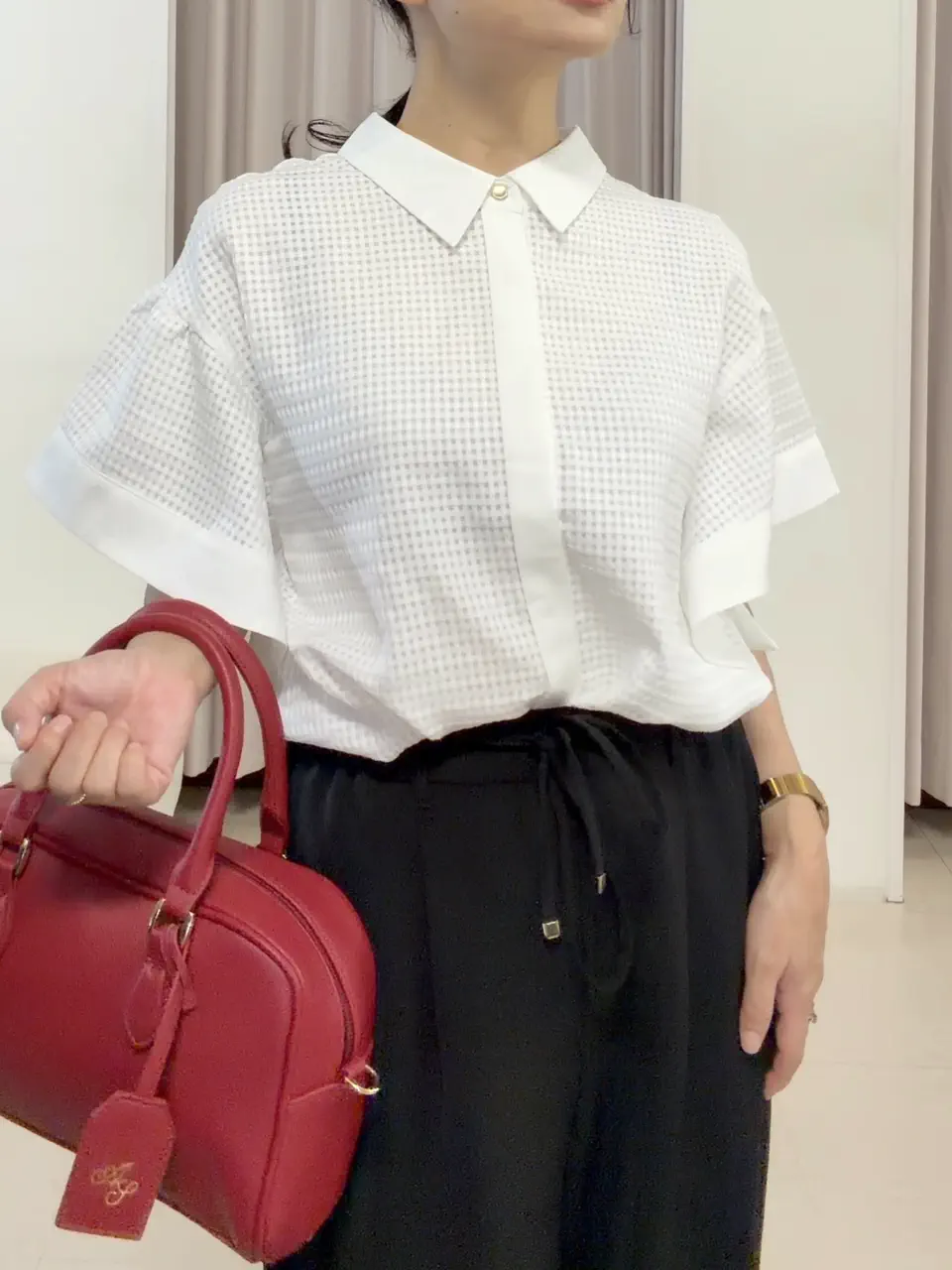 ANY SIS ナラ コーディネート画像