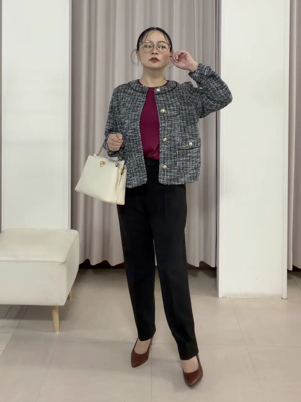 ANY SIS ナラ コーディネート画像