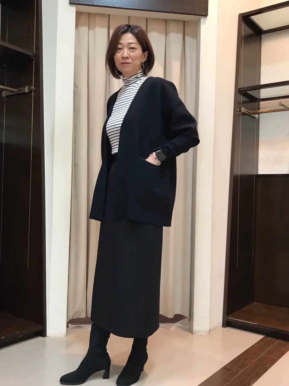 UNFILO 大島 コーディネート画像