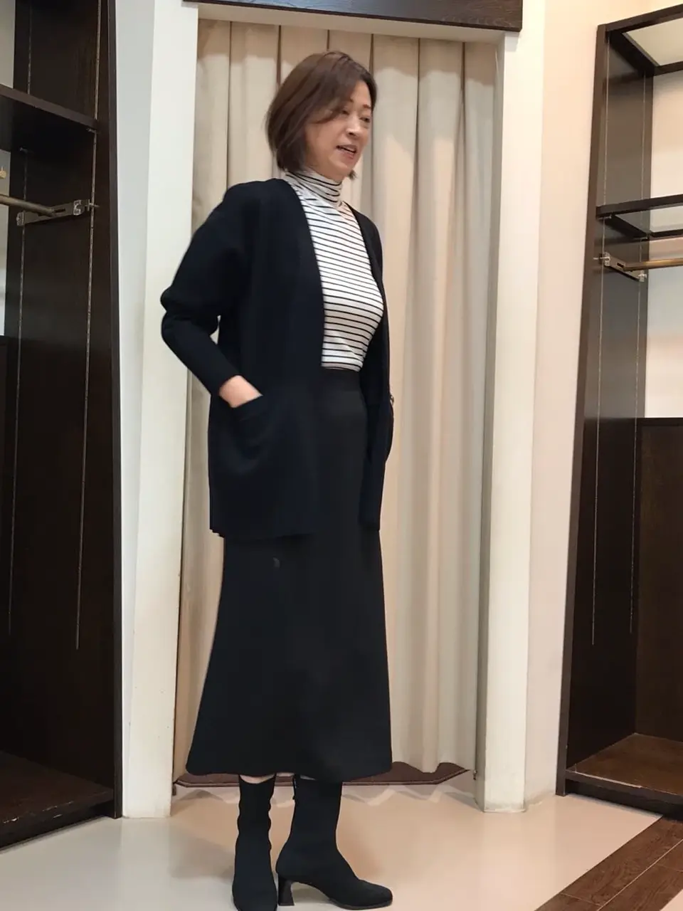 UNFILO 大島 コーディネート画像