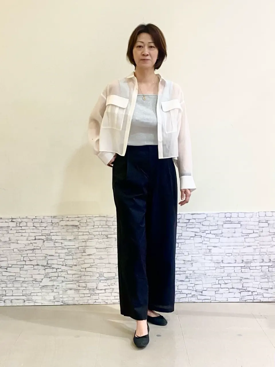 UNFILO 大島 コーディネート画像