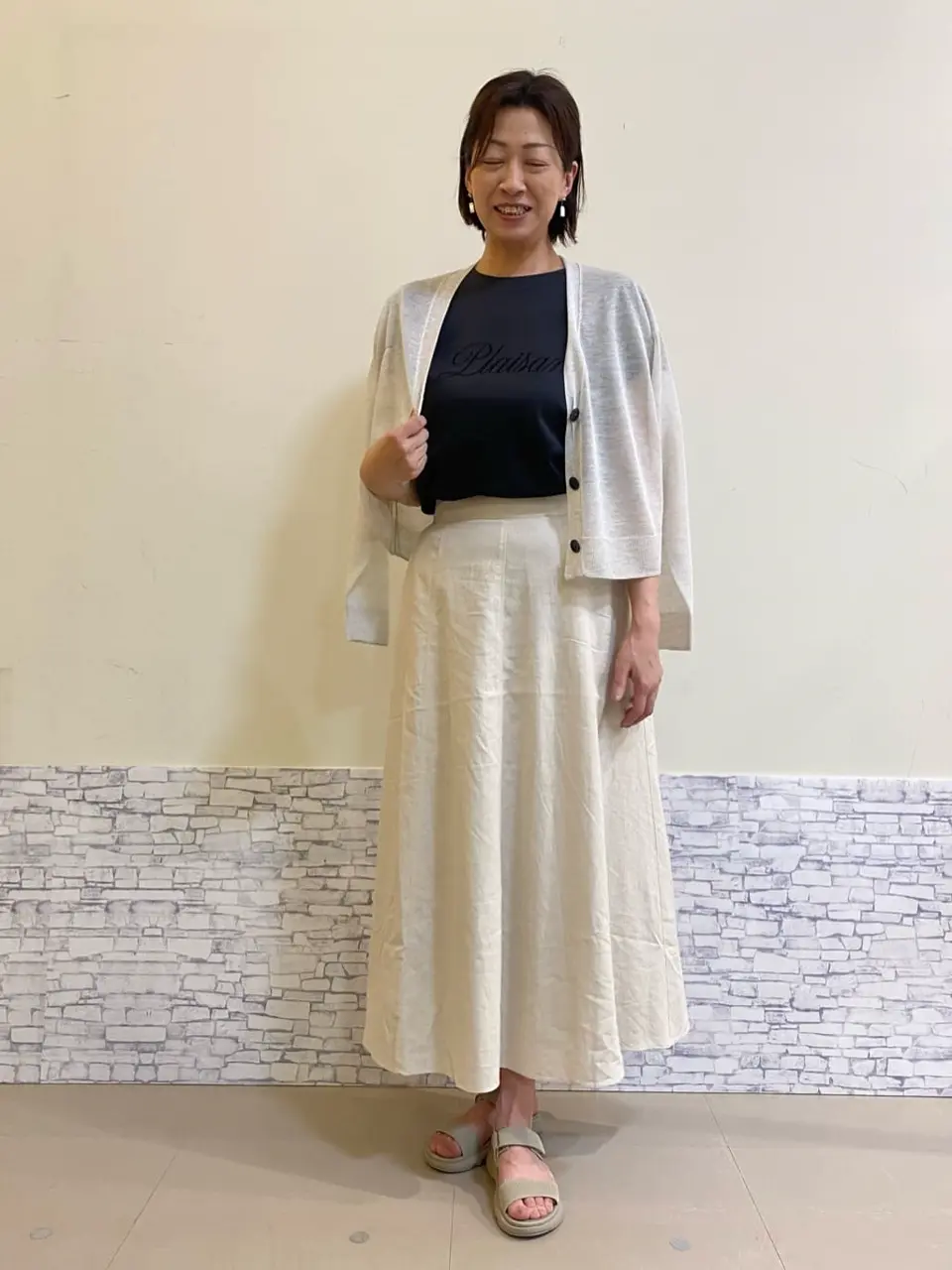 UNFILO 大島 コーディネート画像